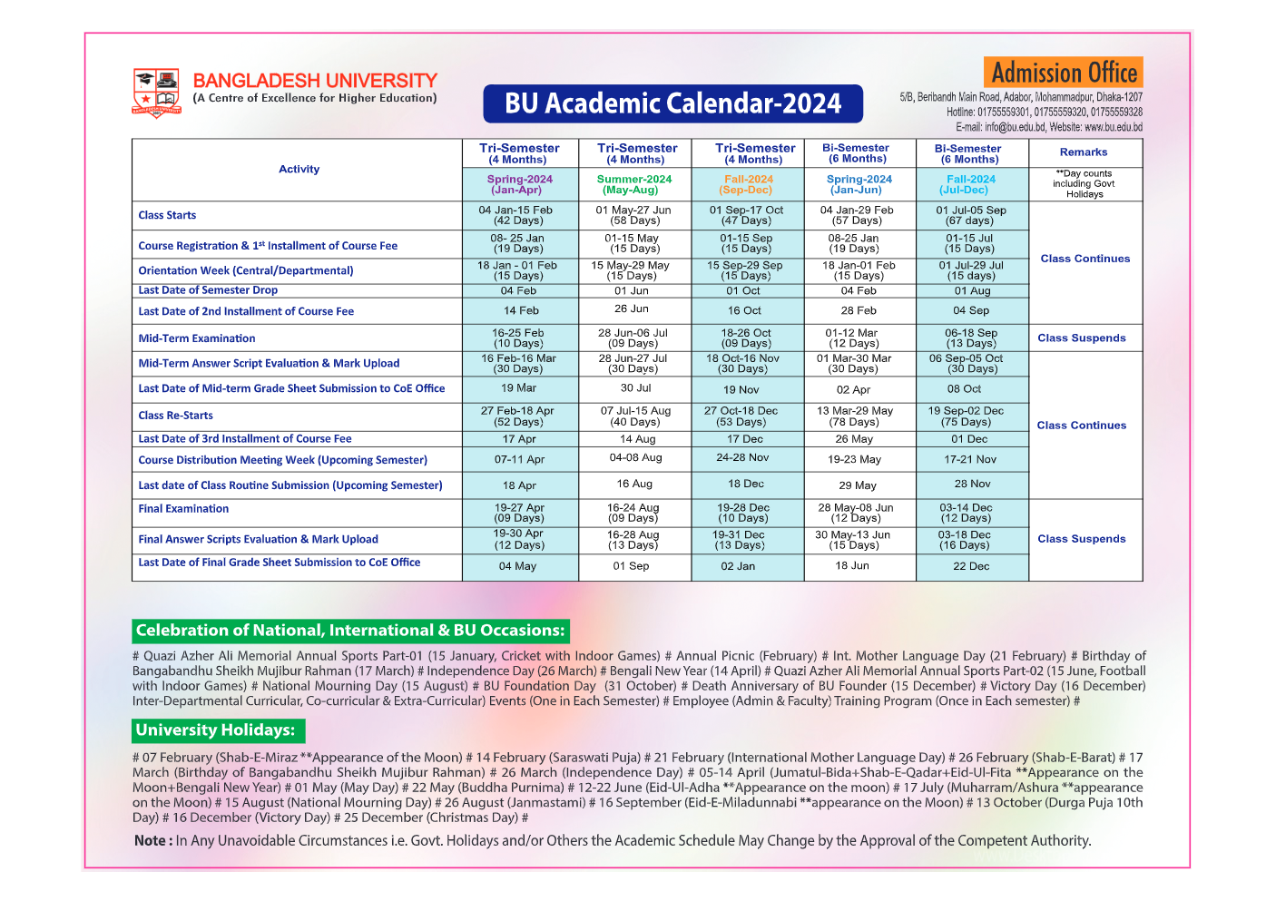 calendar